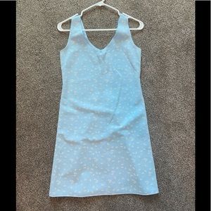 vintage baby blue dress